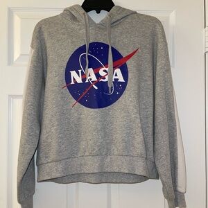 Gray NASA Logo Pullover Jacket